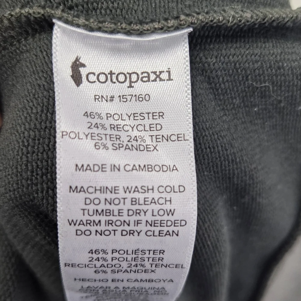 Cotopaxi Lozano Mens Quarter Zip Fleece Pullover Gray Size Medium - Picture 6 of 6